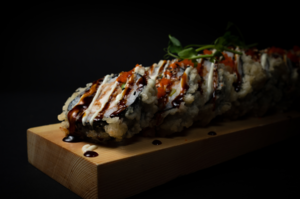 Chicken Katsu Tempura Sushi Roll